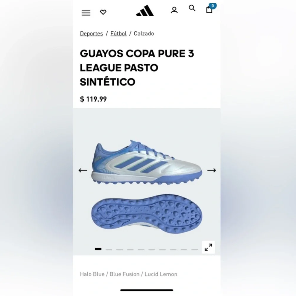 Adidas Copa Pure 3 League – Comfortable Cleats for Synthetic Turf - Picture 7 of 8